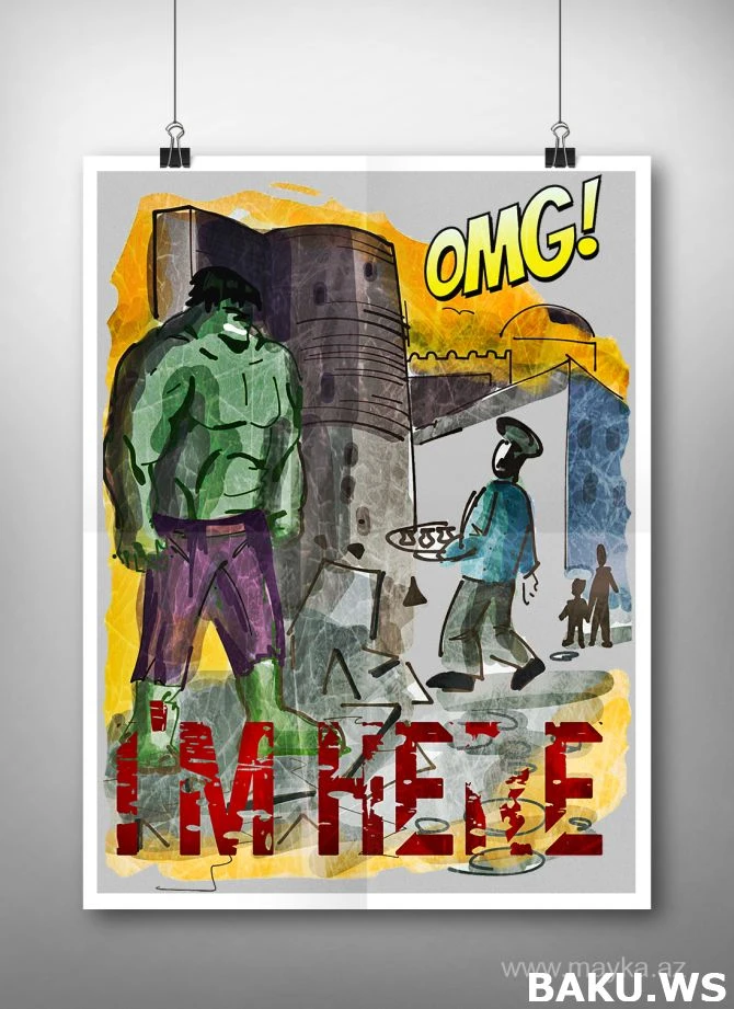 Герои комиксов Marvel в Баку