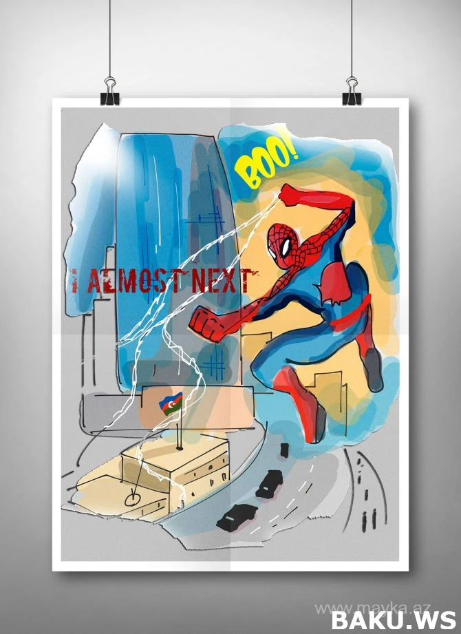 Герои комиксов Marvel в Баку