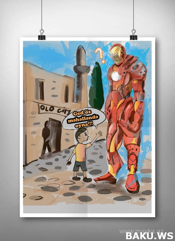 Герои комиксов Marvel в Баку