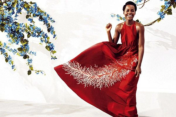 Люпита Нионго в майском номере Harper's Bazaar
