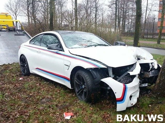 Сотрудник BMW испортил праздник женщинам, разбив машину