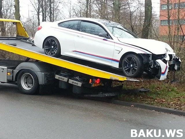 Сотрудник BMW испортил праздник женщинам, разбив машину