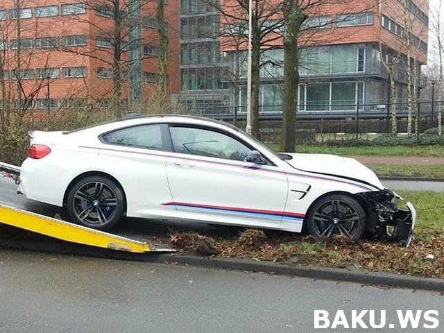 Сотрудник BMW испортил праздник женщинам, разбив машину