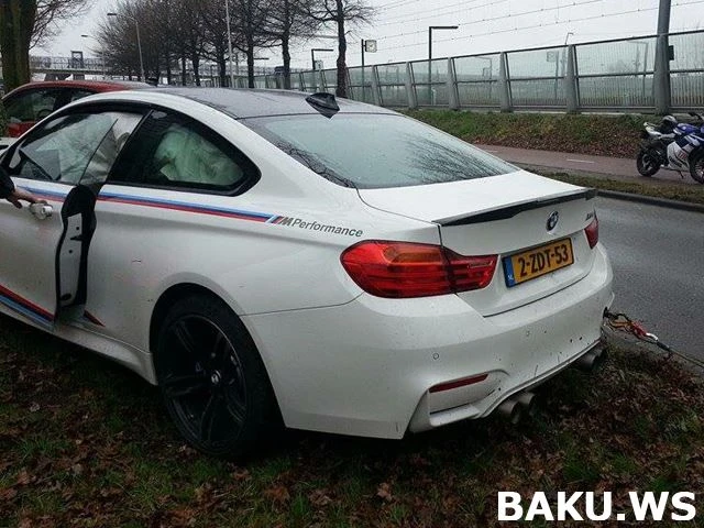 Сотрудник BMW испортил праздник женщинам, разбив машину