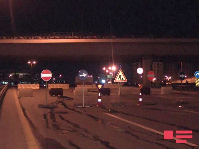 В Баку перекрыт проспект Гейдара Алиева