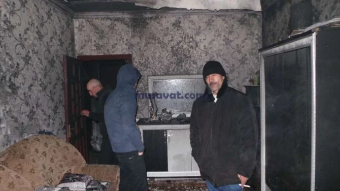 Все, что осталось от сгоревшей девятиэтажки на проспекте Нобеля (видео)
