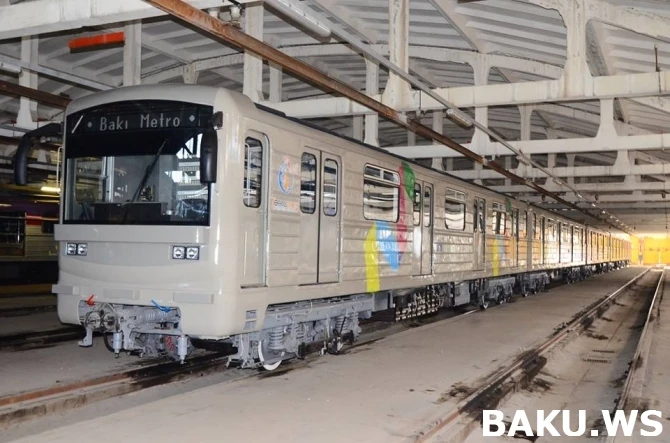 Новые поезда бакинского метро