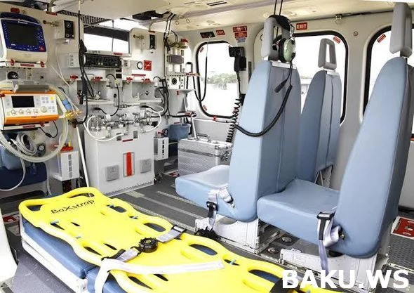 Медицинские вертолеты будут патрулировать небо над Баку в дни Евроигр (Обновлено)
