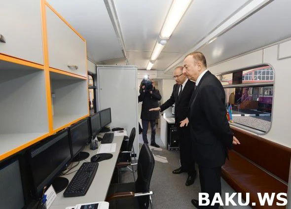 Президент Азербайджана побывал в метро