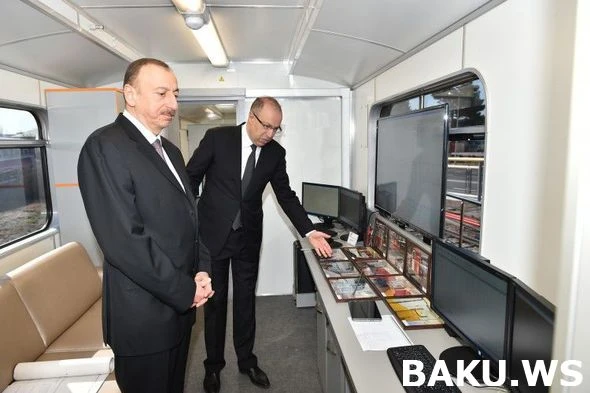Президент Азербайджана побывал в метро