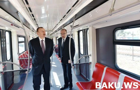 Президент Азербайджана побывал в метро