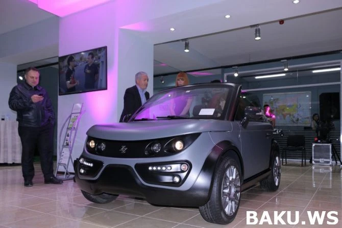 Ekomobil - В Баку состоялась презентация экономичного Tazzari Zero (видео)