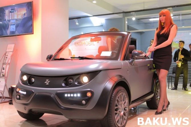 Ekomobil - В Баку состоялась презентация экономичного Tazzari Zero (видео)