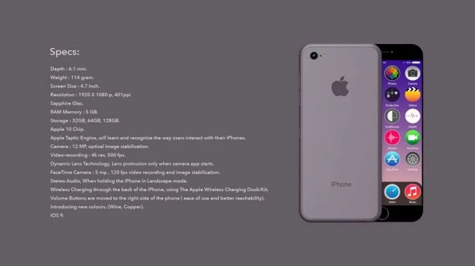 Вот как может выглядеть новый iPhone 7