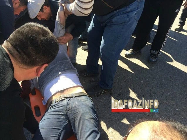 Серьезная авария на трассе Баку-Забрат (18+)