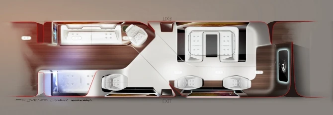 Mercedes занялся дизайном интерьера VIP самолетов