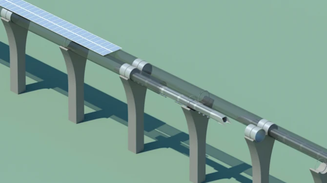 Hyperloop - новый вид сверхскоростного транспорта представлен инженерами Tesla