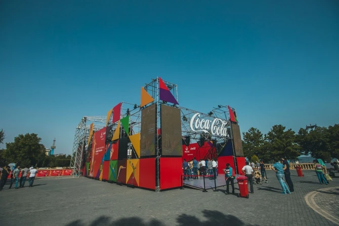 Фан-зона Coca-Cola в рамках Европейских игр «Баку 2015» соберет тысячи людей
