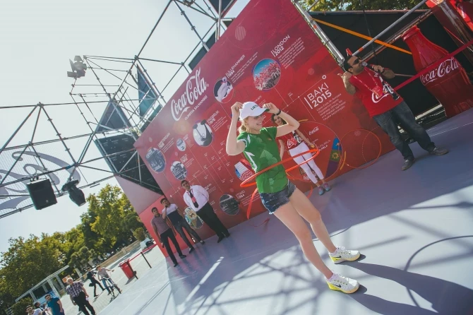 Фан-зона Coca-Cola в рамках Европейских игр «Баку 2015» соберет тысячи людей