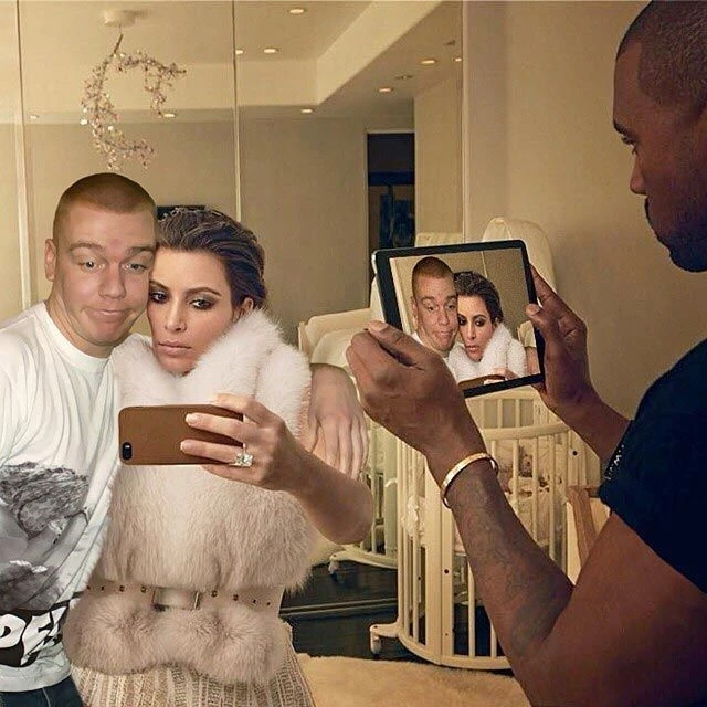 Мастер фотоприколов гениально и смешно фотошопит себя со знаменитостями