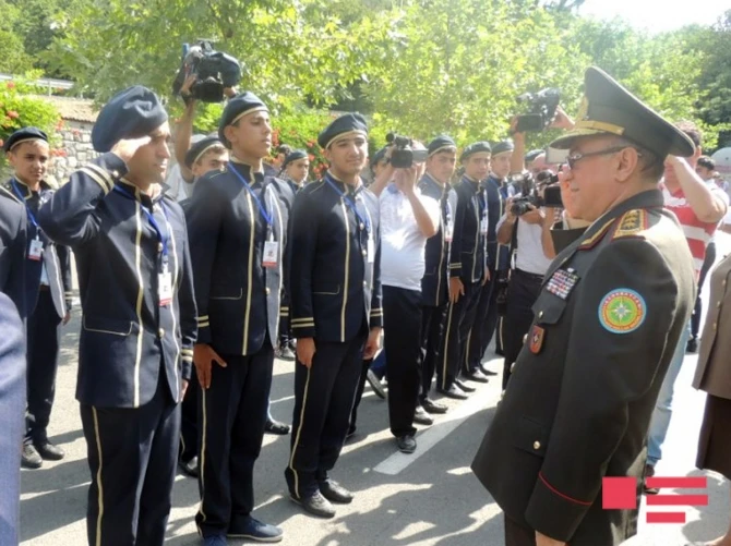 В Габале прошли соревнования молодых спасателей