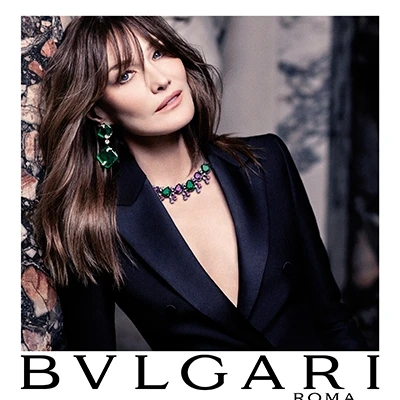 Карла Бруни в новой рекламной кампании Bulgari