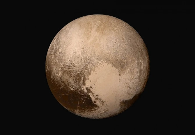 Прощальные снимки Плутона, сделанные зондом New Horizons