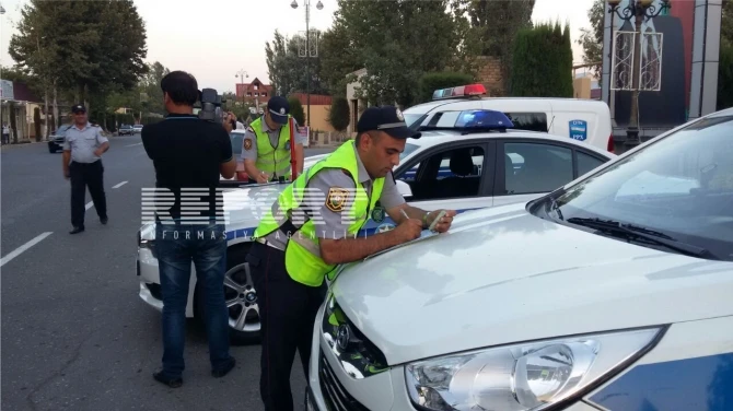 Рейды дорожной полиции продолжаются по всем регионам Азербайджана