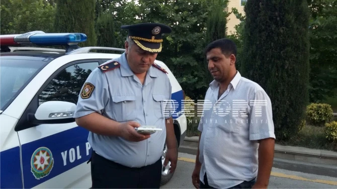 Рейды дорожной полиции продолжаются по всем регионам Азербайджана