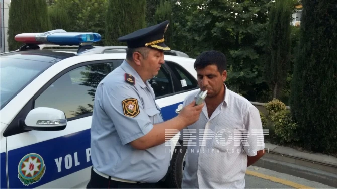Рейды дорожной полиции продолжаются по всем регионам Азербайджана