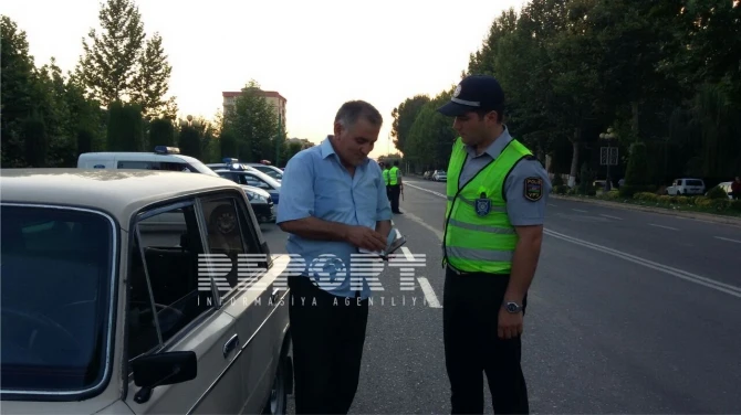 Рейды дорожной полиции продолжаются по всем регионам Азербайджана