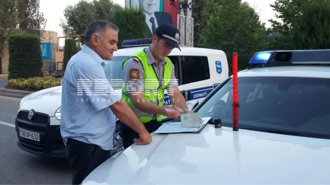 Рейды дорожной полиции продолжаются по всем регионам Азербайджана