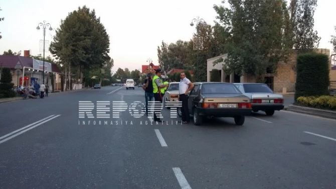 Рейды дорожной полиции продолжаются по всем регионам Азербайджана