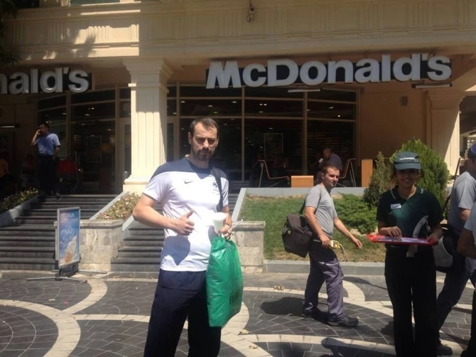В жаркие дни  “McDonalds