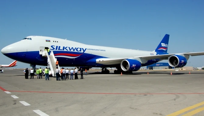 Парк воздушных судов Silk Way West пополнился новым самолетом Boeing 747-8 Freighter