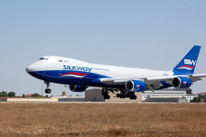 Парк воздушных судов Silk Way West пополнился новым самолетом Boeing 747-8 Freighter