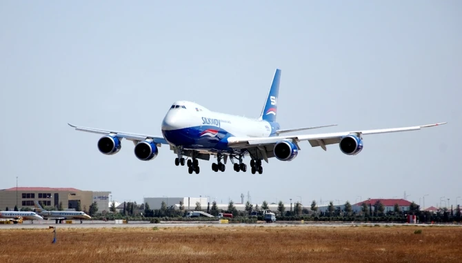 Парк воздушных судов Silk Way West пополнился новым самолетом Boeing 747-8 Freighter