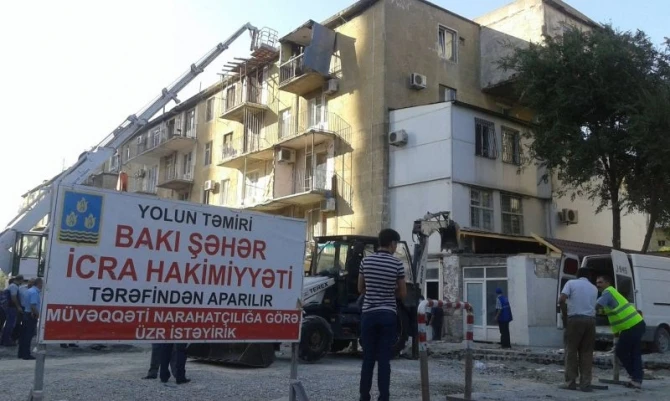 Гаджибала Абуталыбов сносит пристройки в 