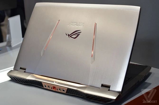 Asus показала игровой ноутбук с жидкостным охлаждением