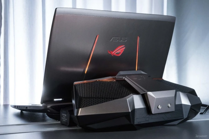 Asus показала игровой ноутбук с жидкостным охлаждением