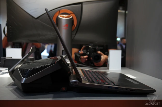 Asus показала игровой ноутбук с жидкостным охлаждением