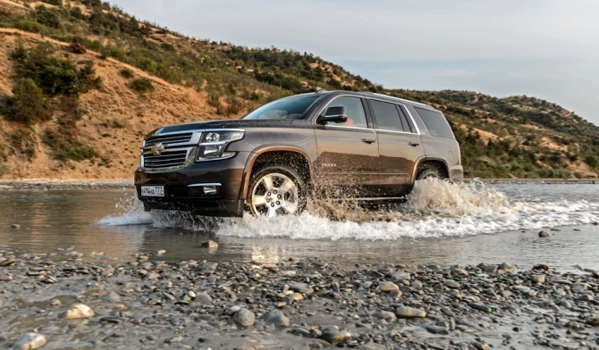 Российские журналисты провели тест-драйв в Баку нового Chevrolet Tahoe
