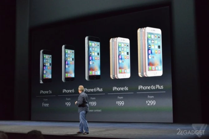 Apple официально показала всему миру новый iPhone 6S, iPad, Watch и TV (видео)