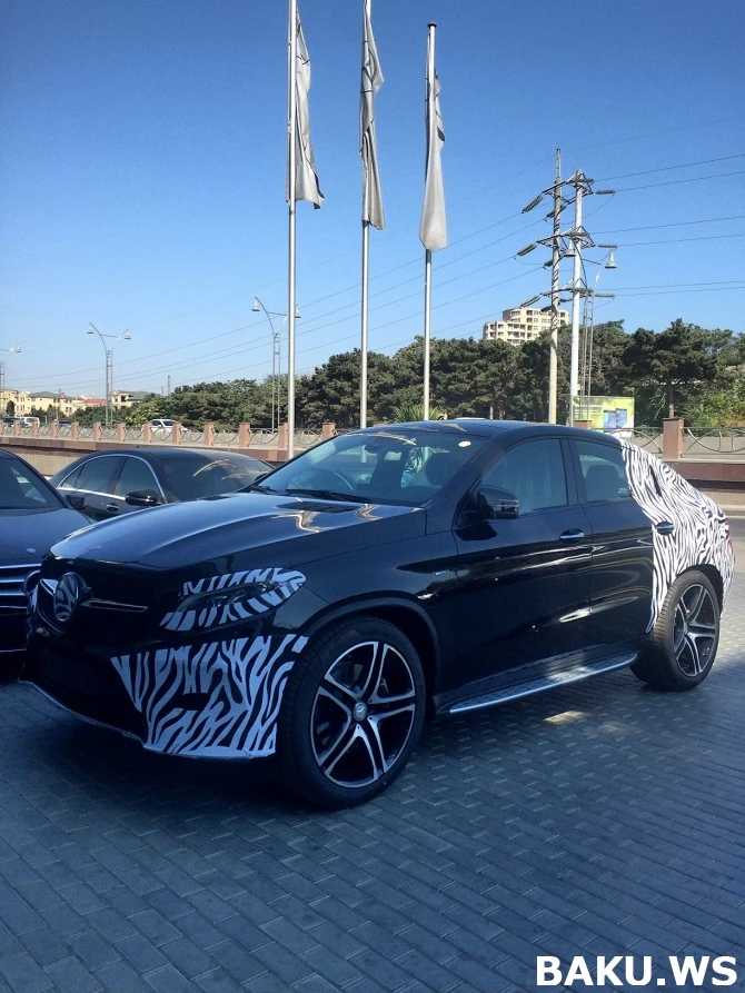 В Баку сфотографировали европейскую новинку от Mercedes