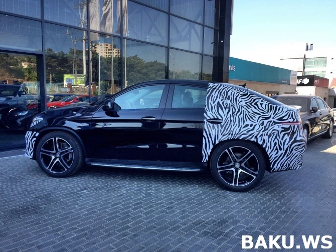 В Баку сфотографировали европейскую новинку от Mercedes