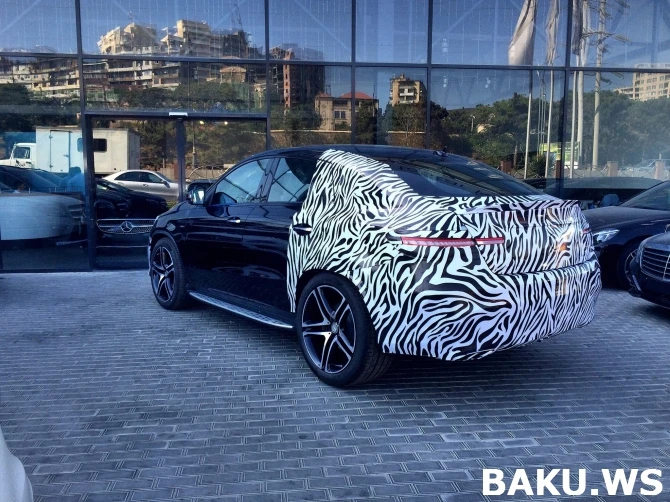 В Баку сфотографировали европейскую новинку от Mercedes