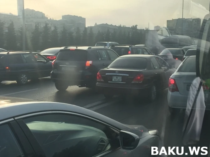 Дорожная ситуация в Баку в 
