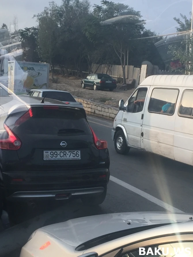 Дорожная ситуация в Баку в 