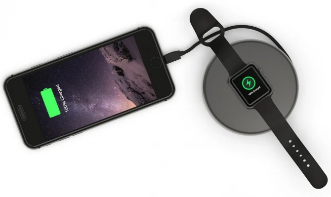Компактная зарядка для Apple Watch и iPhone