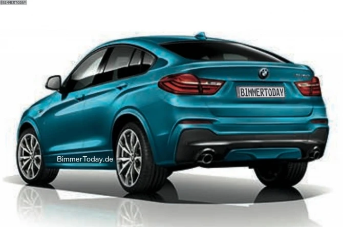 Официальные фото BMW X4 M40i просочились в интернет